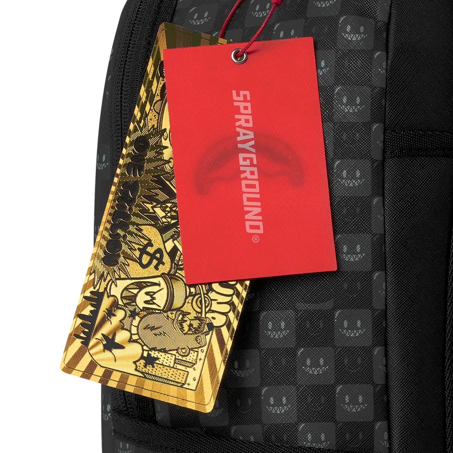 Mochila Urbano Unisex Sprayground Sharks In Paris Wtf Bubbly Black Check