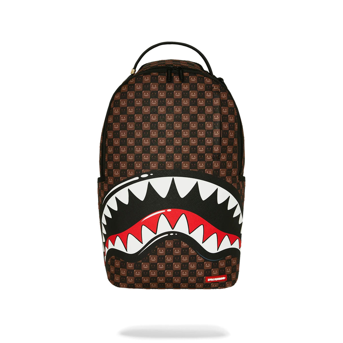 Mochila Urbano Unisex Sprayground Sharks In Paris Wtf Bubble Brown Check