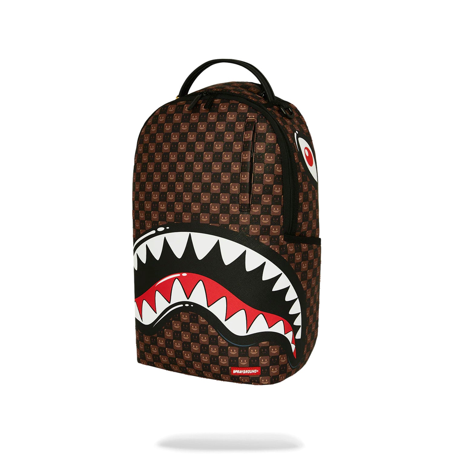 Mochila Urbano Unisex Sprayground Sharks In Paris Wtf Bubble Brown Check