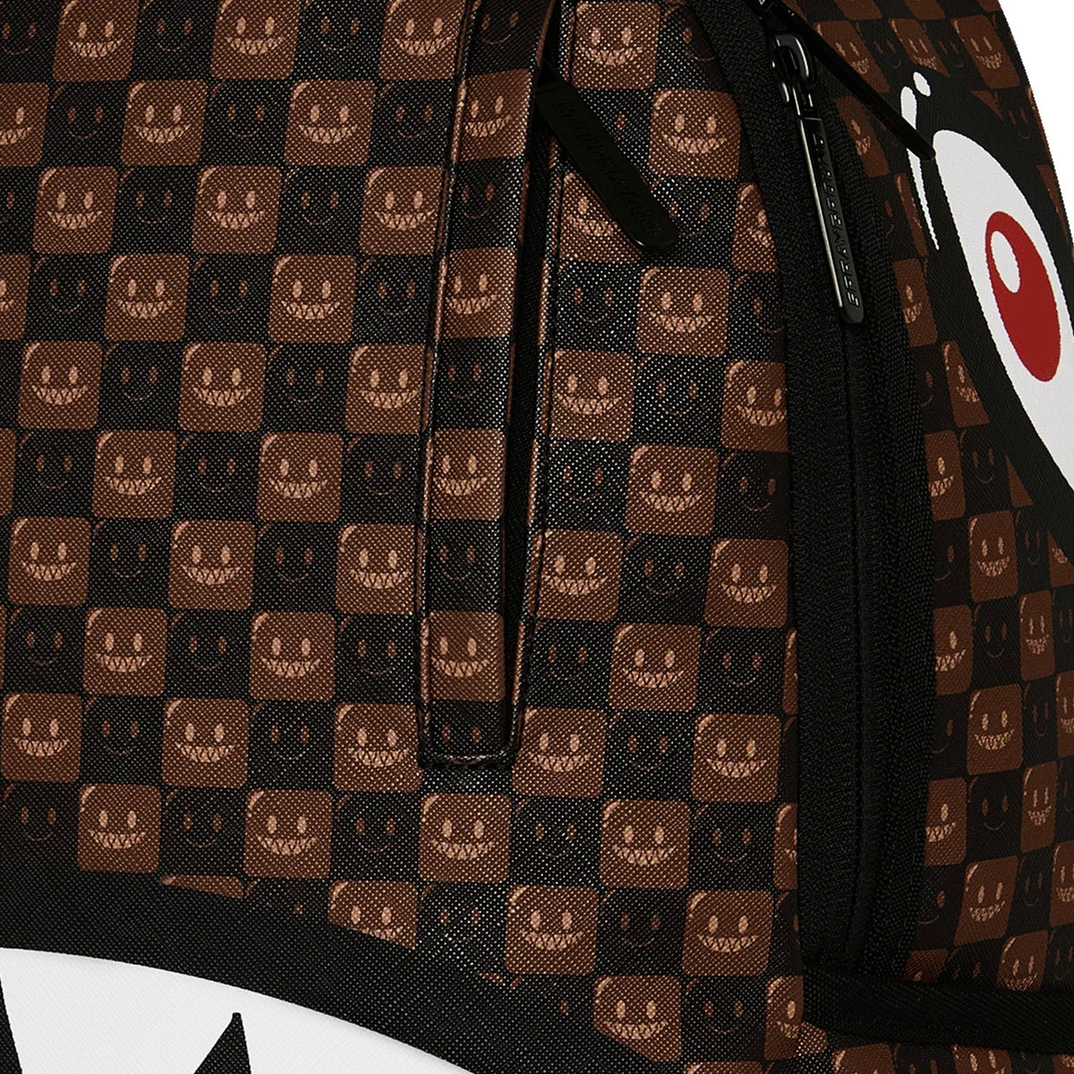 Mochila Urbano Unisex Sprayground Sharks In Paris Wtf Bubble Brown Check