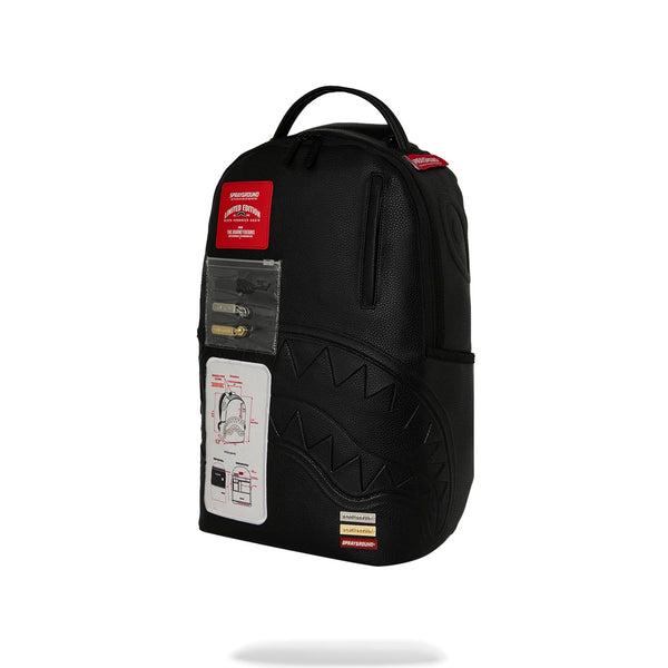 Mochila Sprayground Sample Room Shark Negro