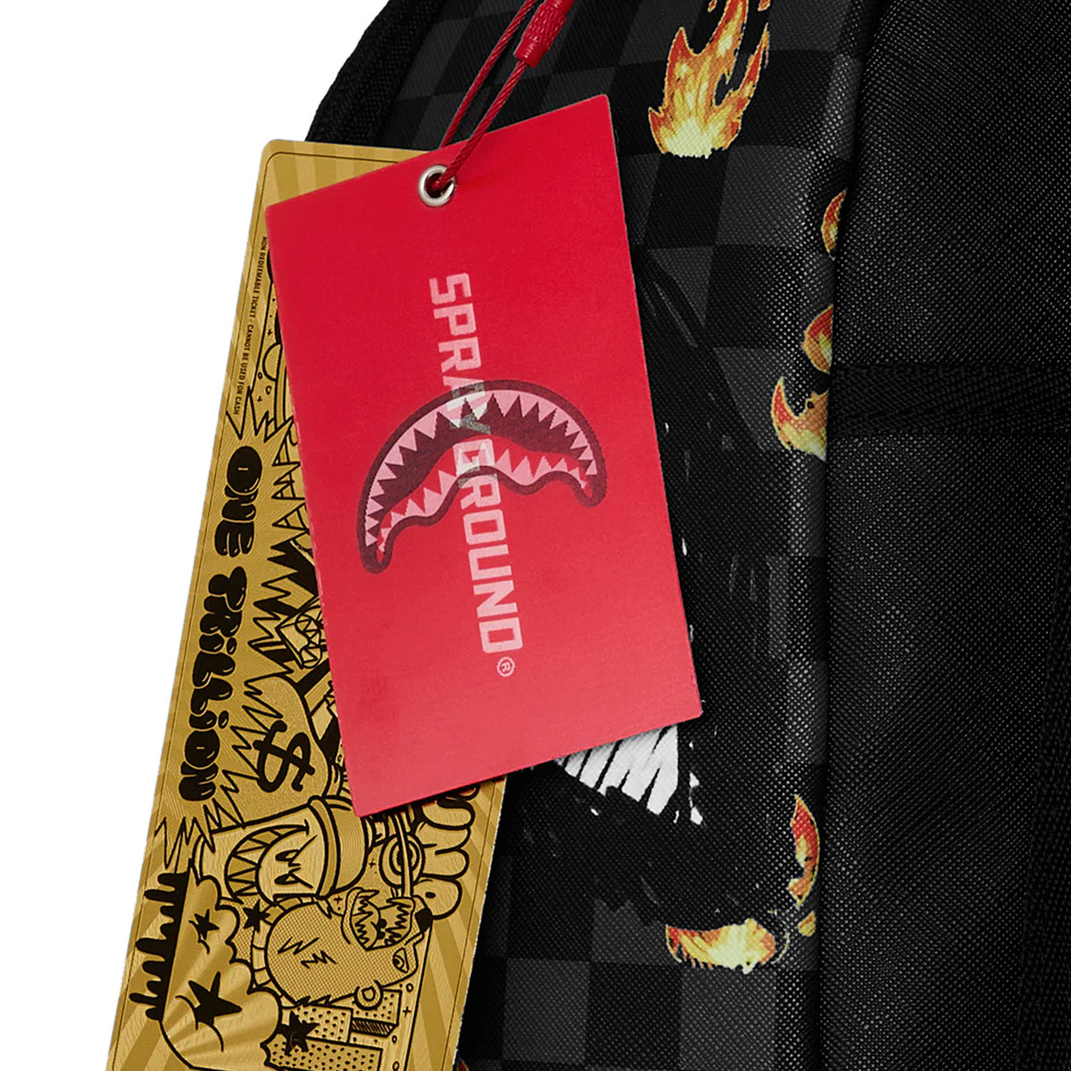 Mochila Urbano Unisex Sprayground Scribble Fire Check