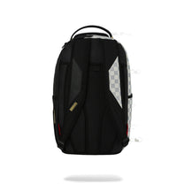 Mochila Sprayground Cream Check Unfinished Shark Negro