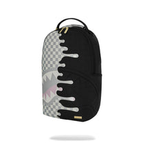 Mochila Sprayground Cream Check Unfinished Shark Negro