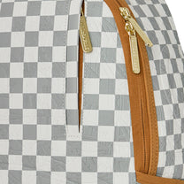 Mochila Sprayground Graff Embossed Cream Check Blanco
