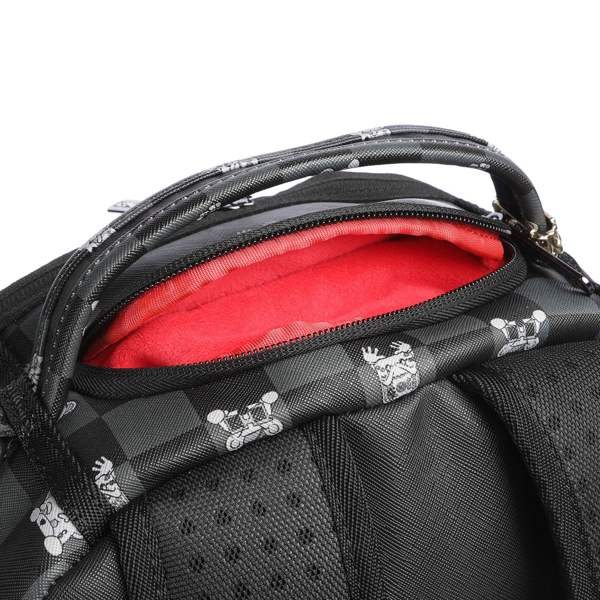 Mochila Sprayground Graff Embossed Cream Check Negro