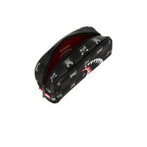 Cartera Sprayground Gray Peeking Character Check Negro
