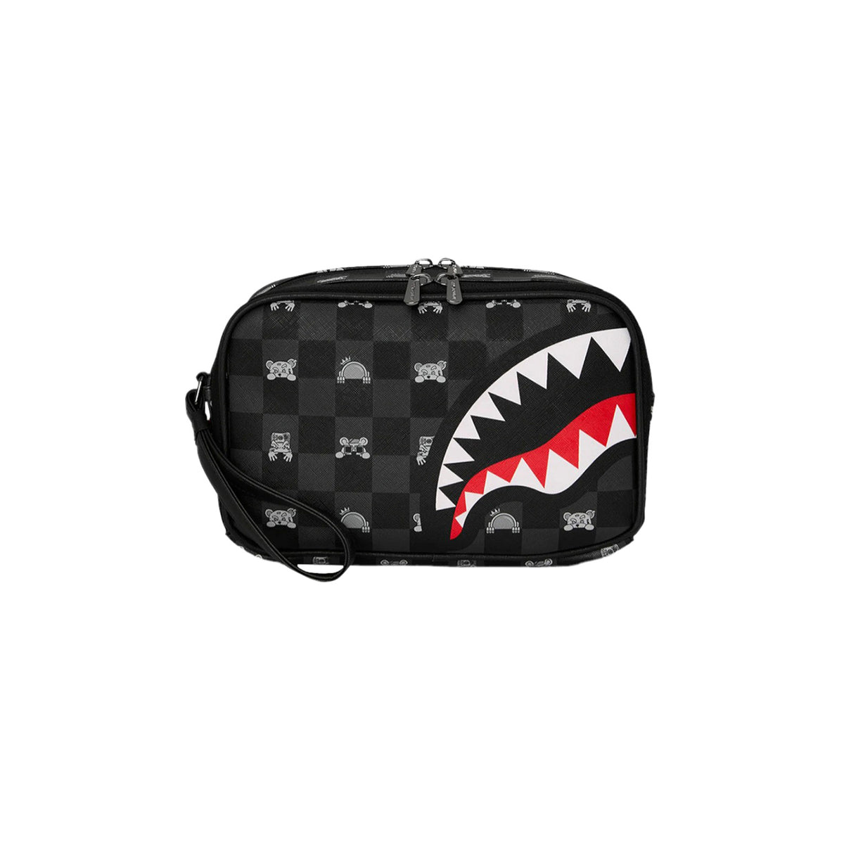 Neceser Urbano Unisex Sprayground Neceser Gray Peeking Character Check