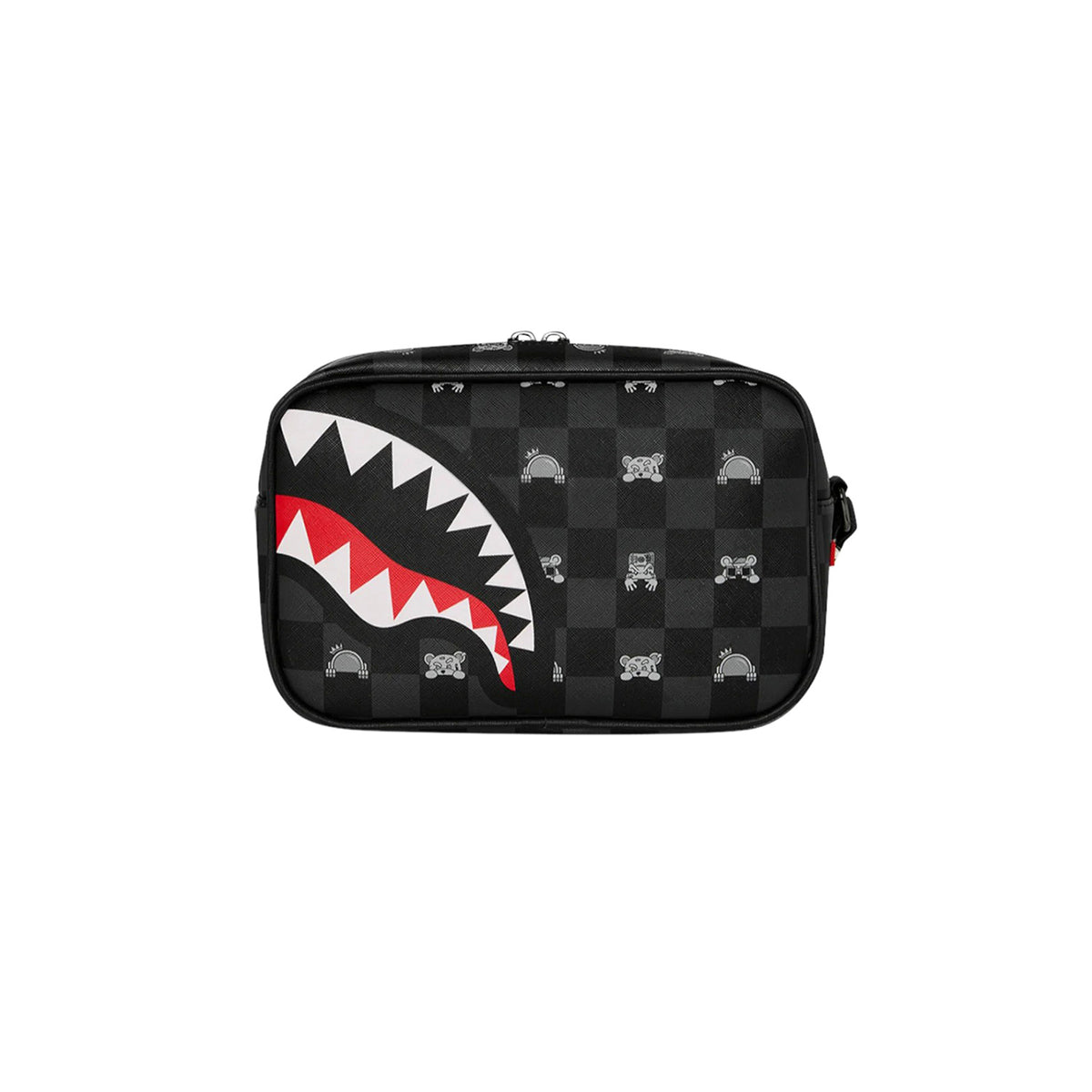 Neceser Urbano Unisex Sprayground Neceser Gray Peeking Character Check