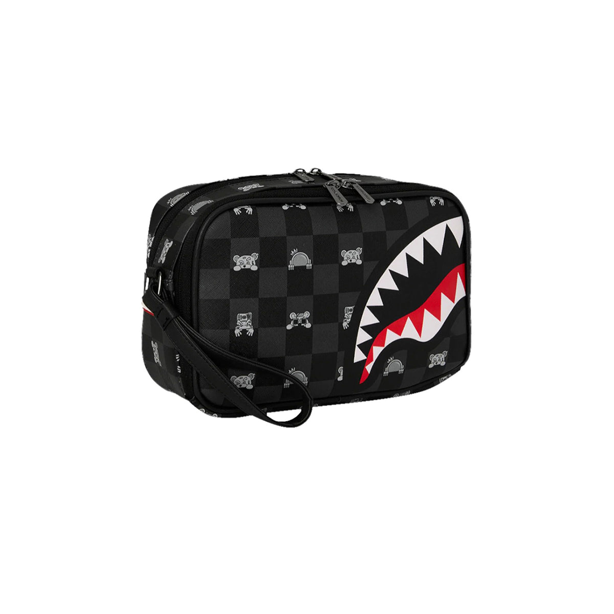 Neceser Urbano Unisex Sprayground Neceser Gray Peeking Character Check