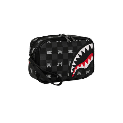 Neceser Urbano Unisex Sprayground Neceser Gray Peeking Character Check