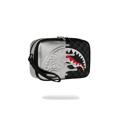 Neceser Urbano Unisex Sprayground Neceser Silver Side Drip Black Check