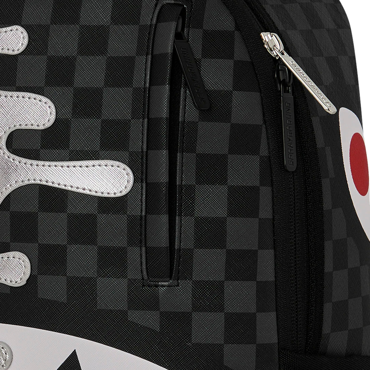 Mochila Urbano Unisex Sprayground Mochila Silver Side Drip Black Check