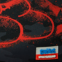 Mochila Sprayground Unisex Smurfs Red Stencil Multicolor