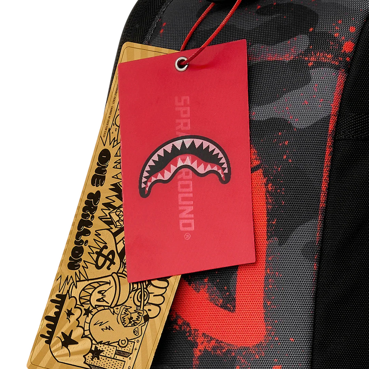 Mochila Sprayground Unisex Smurfs Red Stencil Multicolor