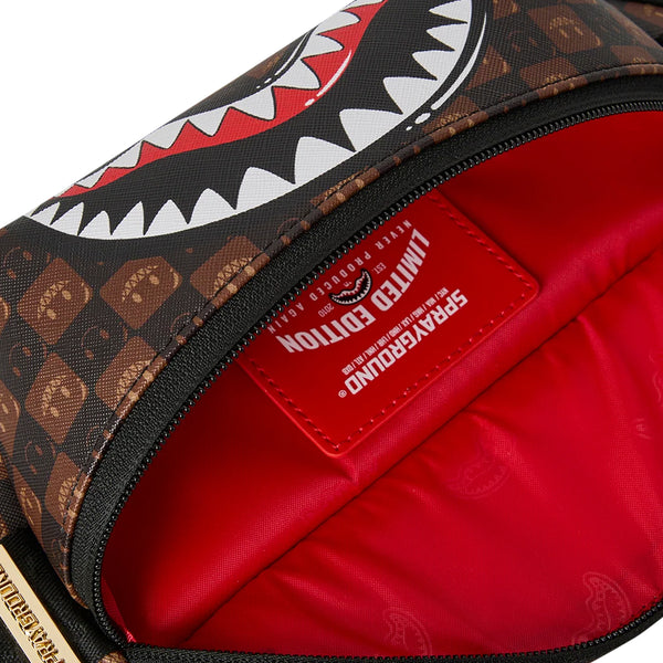 Canguro Sprayground Unisex Sharks In Paris Marron