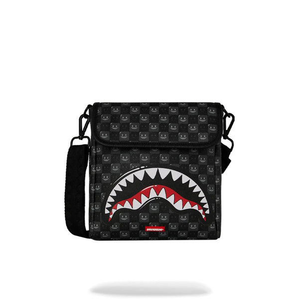 Bolso Sprayground Unisex Sharks In Paris WTF Messenger Sling Multicolor