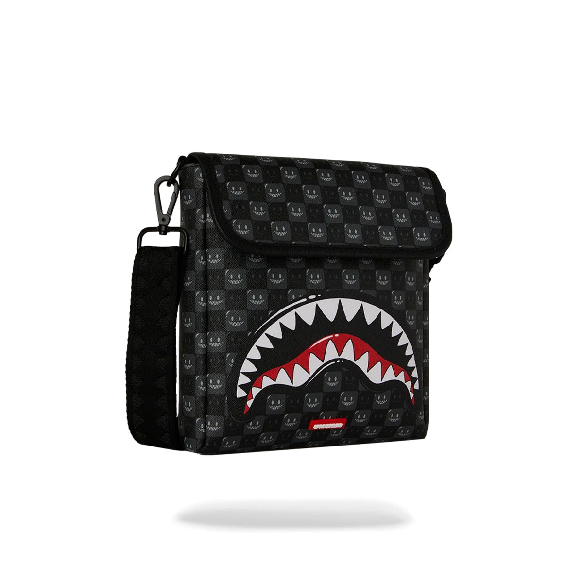 Bolso Sprayground Unisex Sharks In Paris WTF Messenger Sling Multicolor