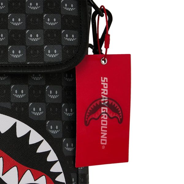 Bolso Sprayground Unisex Sharks In Paris WTF Messenger Sling Multicolor