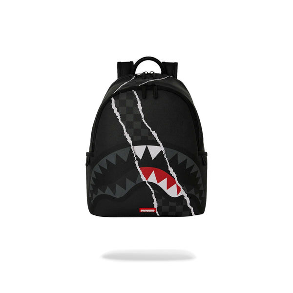Mochila Sprayground Unisex Shark Slash Savage Check Negro