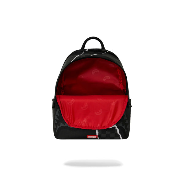 Mochila Sprayground Unisex Shark Slash Savage Check Negro