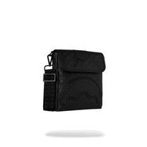 Bolso Sprayground Unisex Raised Check Messenger Sling Negro
