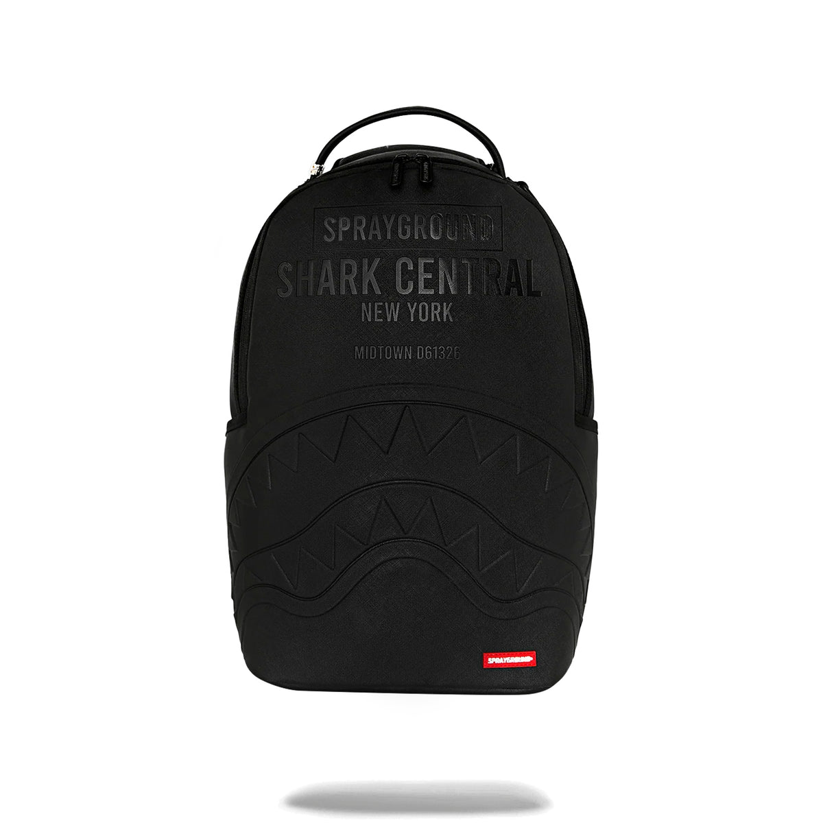 Mochila Sprayground Unisex Shark Central Embossed Negro