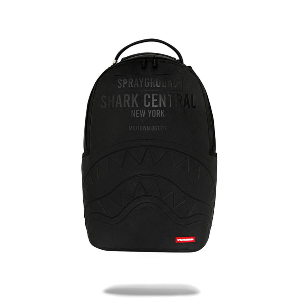 Mochila Sprayground Unisex Shark Central Embossed Negro