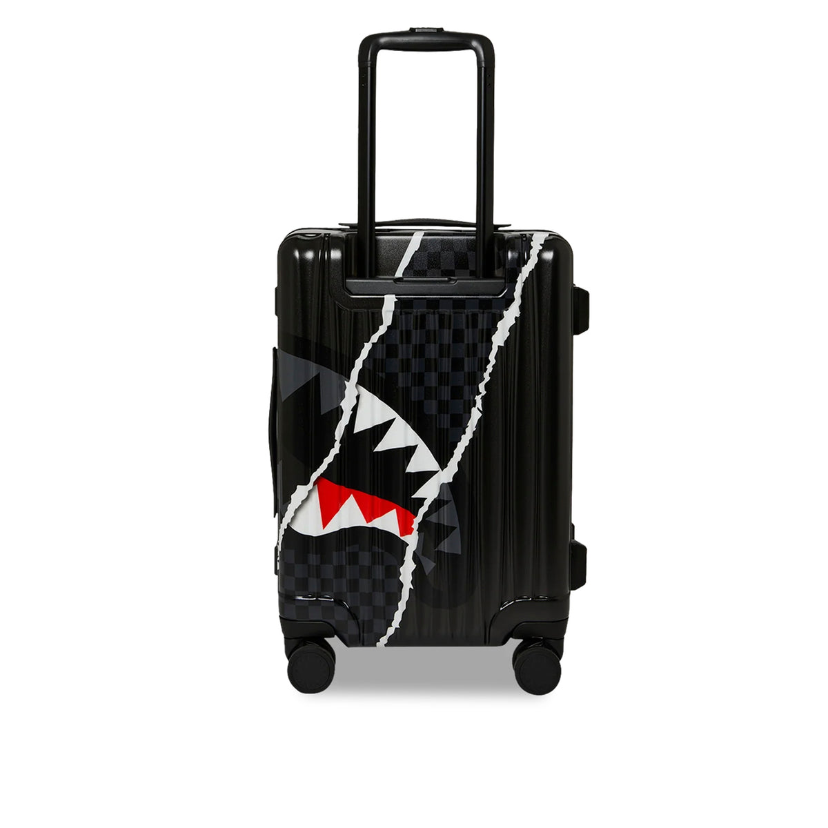 Maletin Sprayground Unisex Center Rip Revealing Gray Check Carry-On Luggage Multicolor