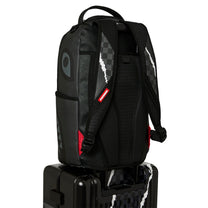 Maletin Sprayground Unisex Center Rip Revealing Gray Check Carry-On Luggage Multicolor