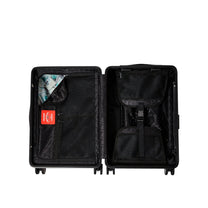 Maletin Sprayground Unisex Black And White Drip Check Shark Carry-On Luggage Multicolor