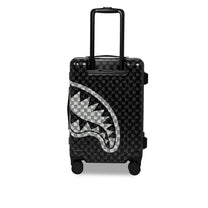 Maletin Sprayground Unisex Black And White Drip Check Shark Carry-On Luggage Multicolor