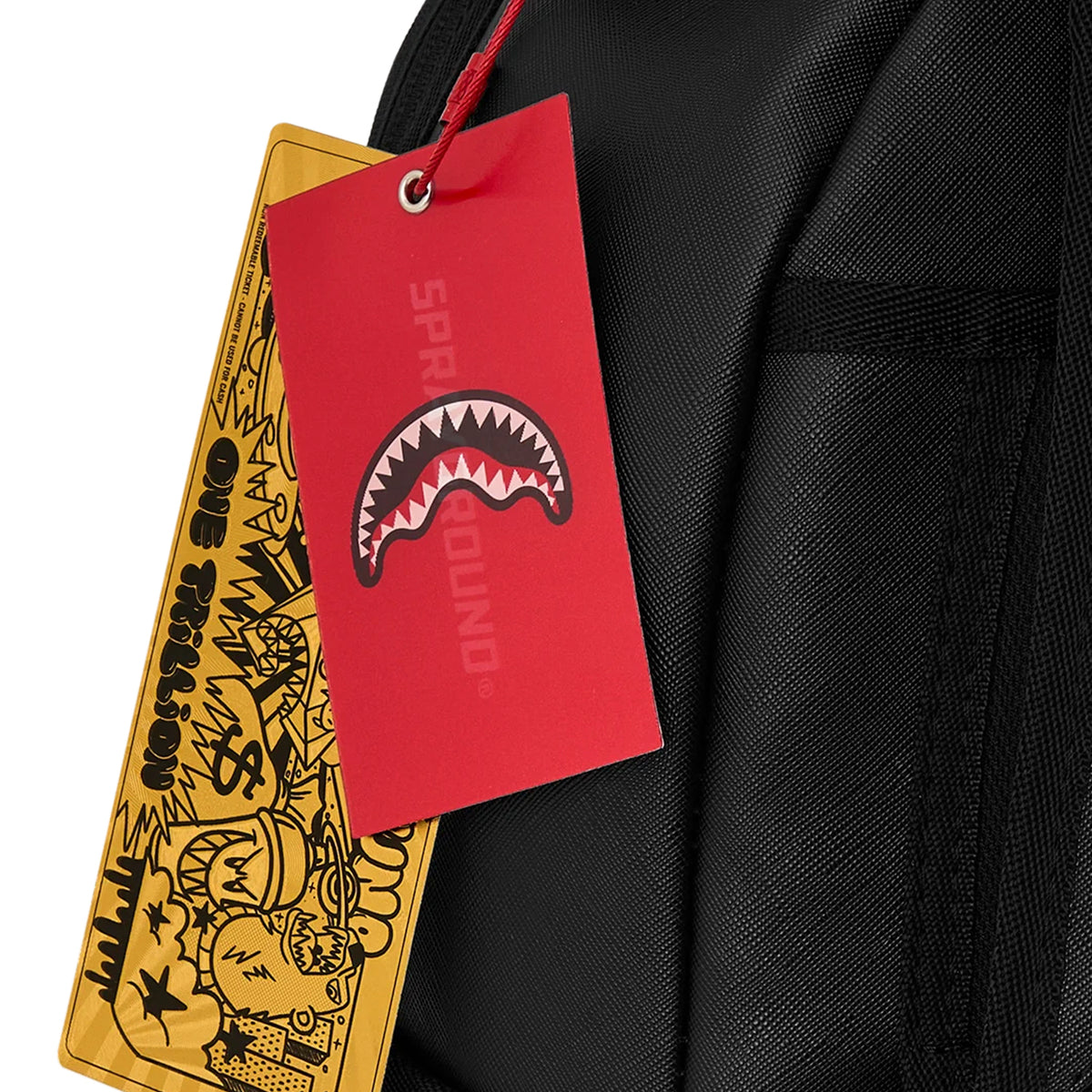 Mochila Sprayground Unisex Mini Black Toon Shark Negro