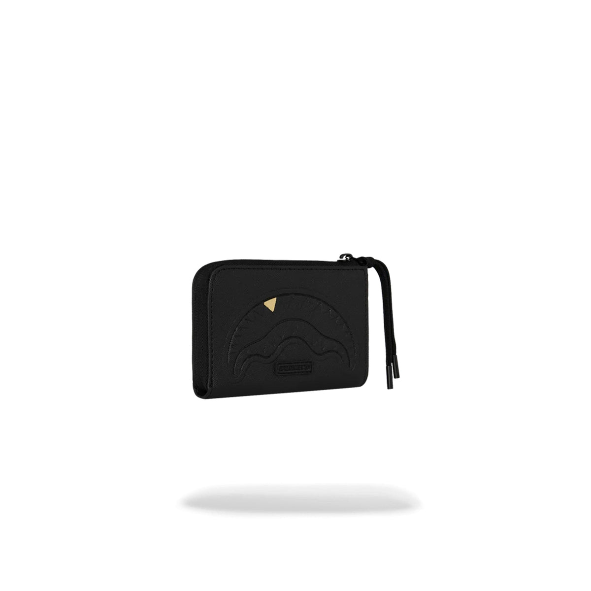 Billetera Sprayground Unisex Blacked Out Embossed Gold Tooth Negro