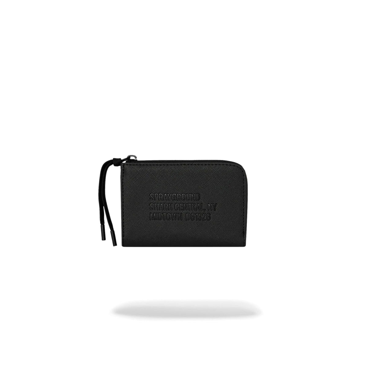 Billetera Sprayground Unisex Blacked Out Embossed Gold Tooth Negro
