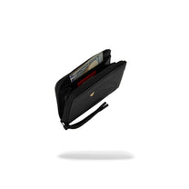 Billetera Sprayground Unisex Blacked Out Embossed Gold Tooth Negro