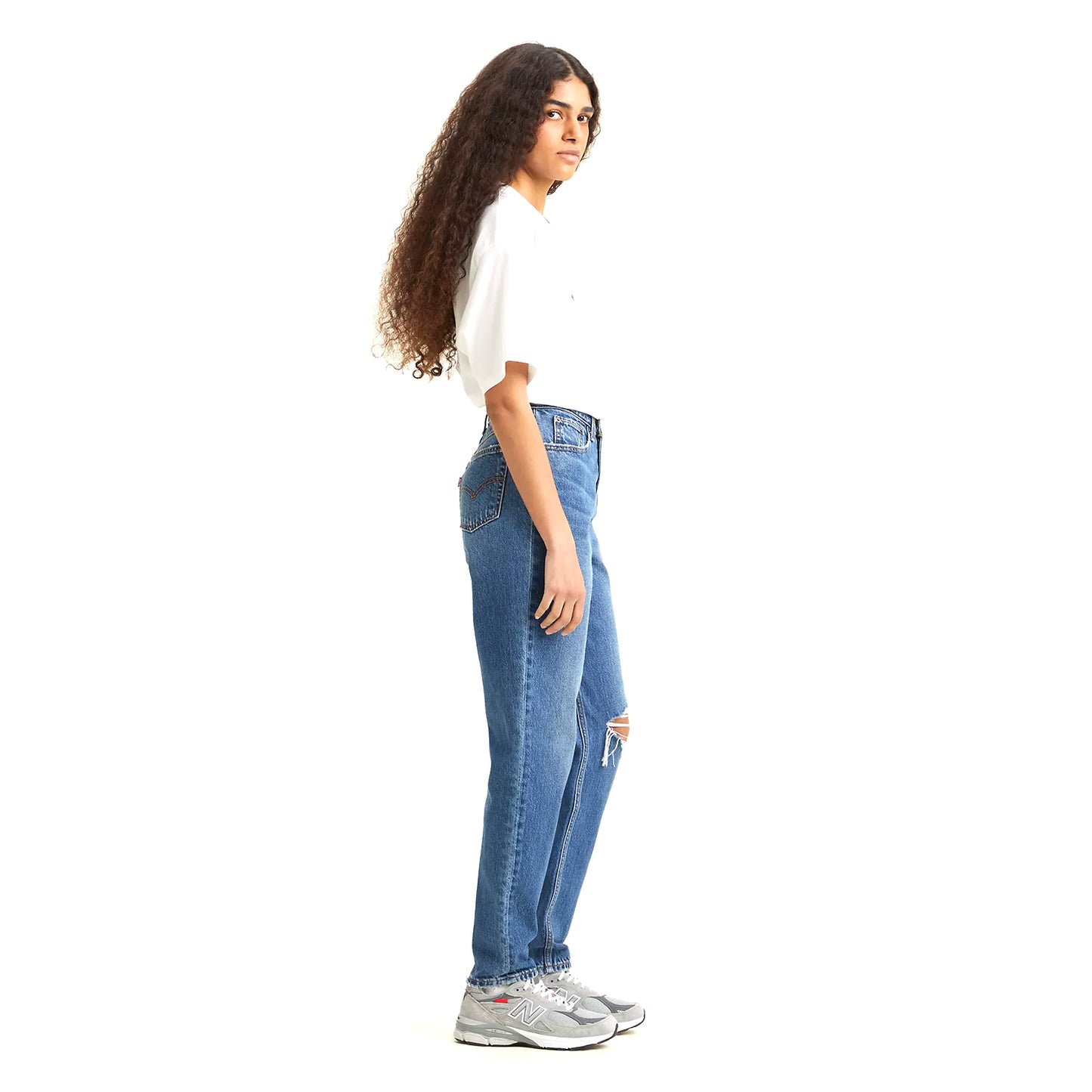 Pantalones Urbano Mujer Levis 80s Mom Jean Z2028  Medium Indigo Destru