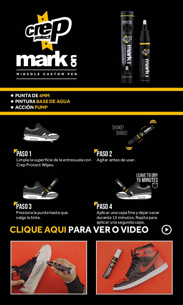 Marcador Blanco Crep Protect