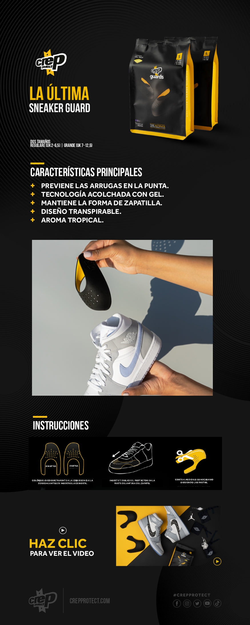 Protectores para zapatillas - Sneakers Shields (L/XL)