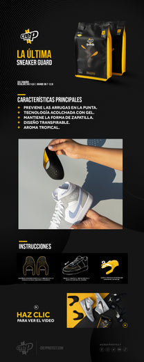 Protectores para zapatillas - Sneakers Shields (L/XL)