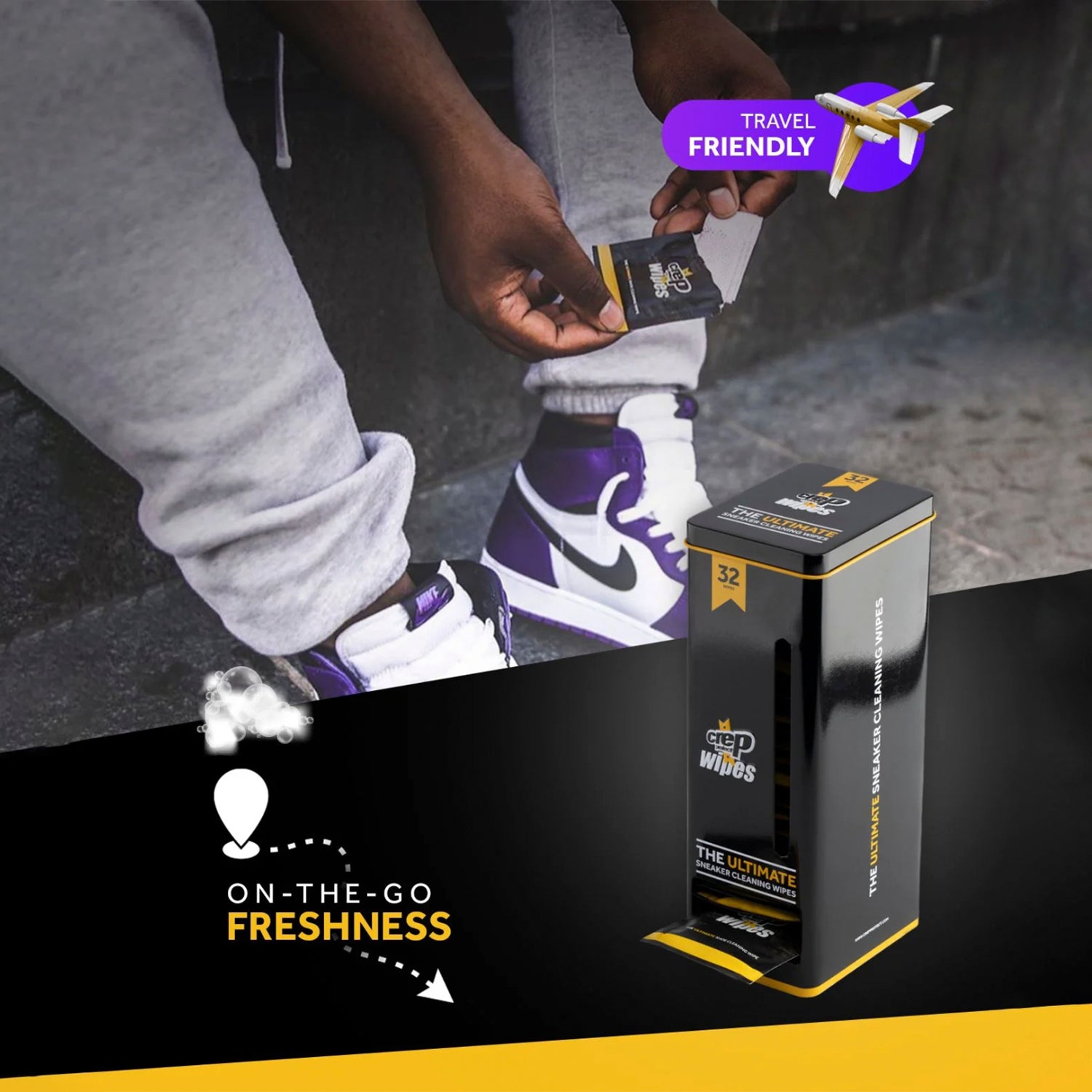 Paños de Limpieza calzado - Crep Protect - 32 unds