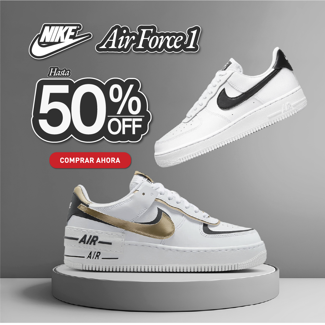 Nike Air Force 1 a 50% off