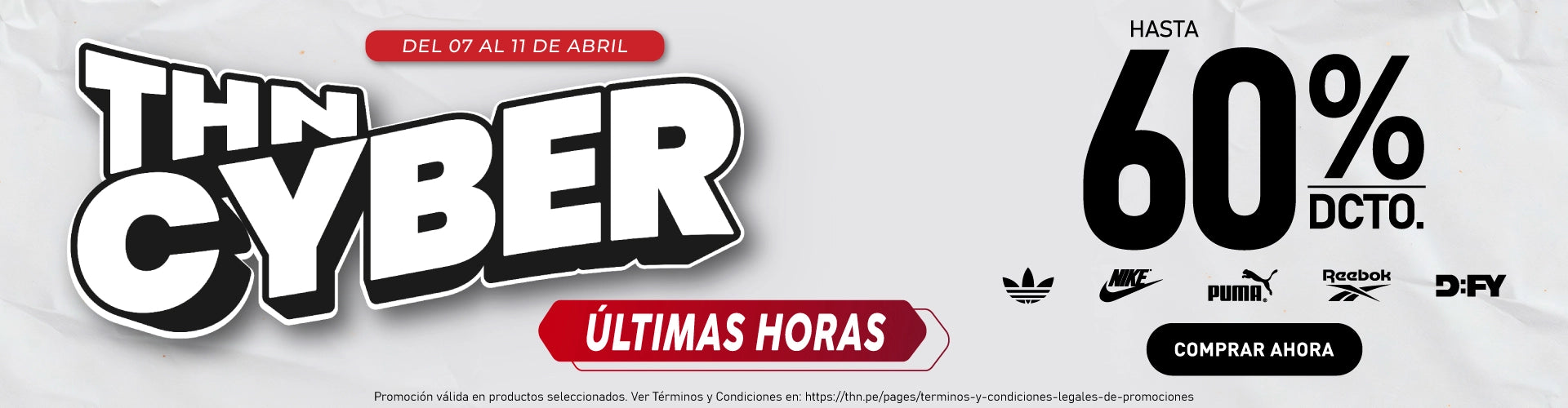 Banner últimas horas del Cyber THN Abril 2025