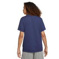 Polos Basketball Hombre Nike M J Jumpman Emb Ss Crew color Azul Para uso diario - código Dc7485-410