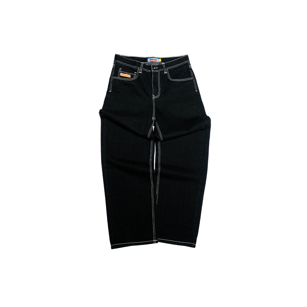 Pantalones Urbano Unisex Limitless Black Denim Pants color Negro - código Lbdp 28-36