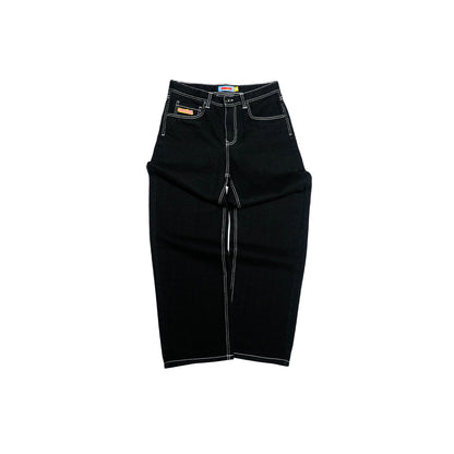 Pantalones Urbano Unisex Limitless Black Denim Pants color Negro - código Lbdp 28-36
