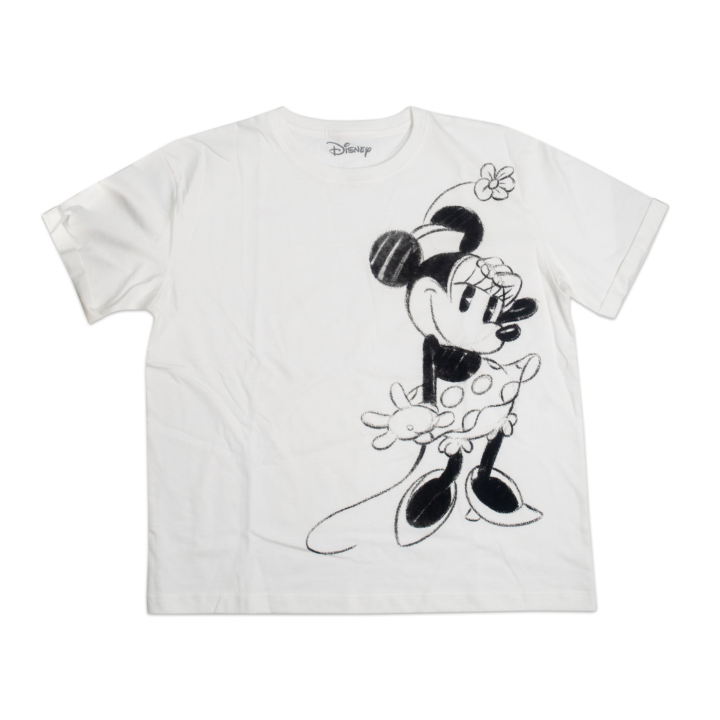 Polo Disney Estampado Minnie Mujer Blanco