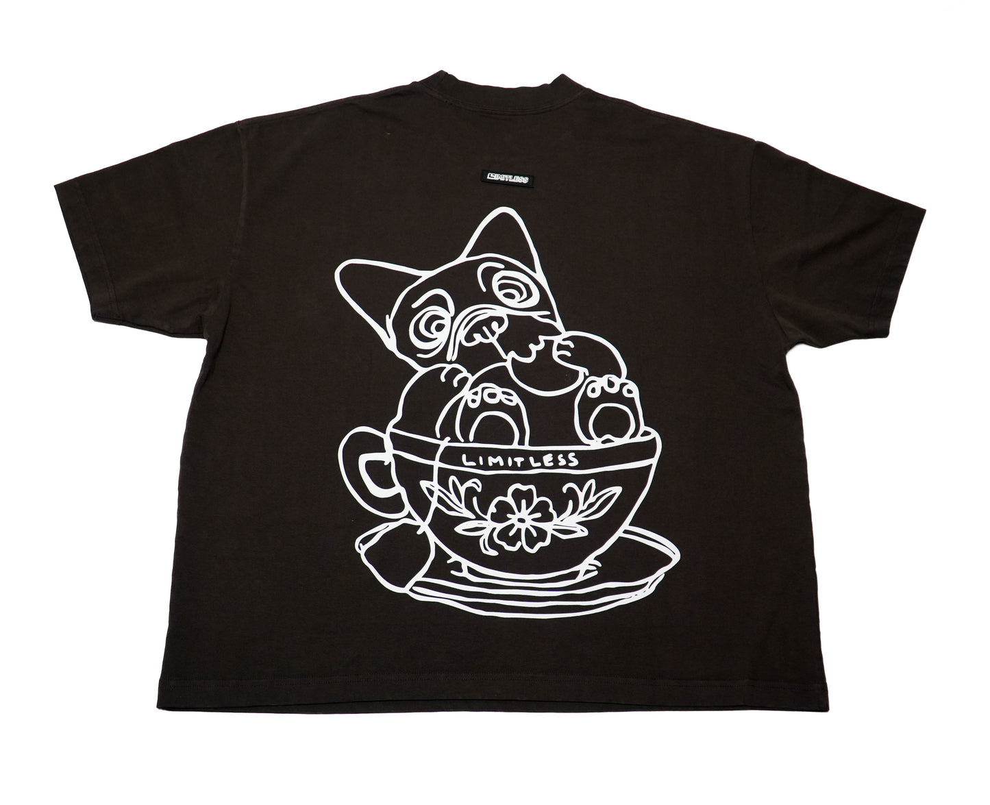 Polos Urbano Unisex Limitless Limitless T-Shirt Chocolate Dog Over