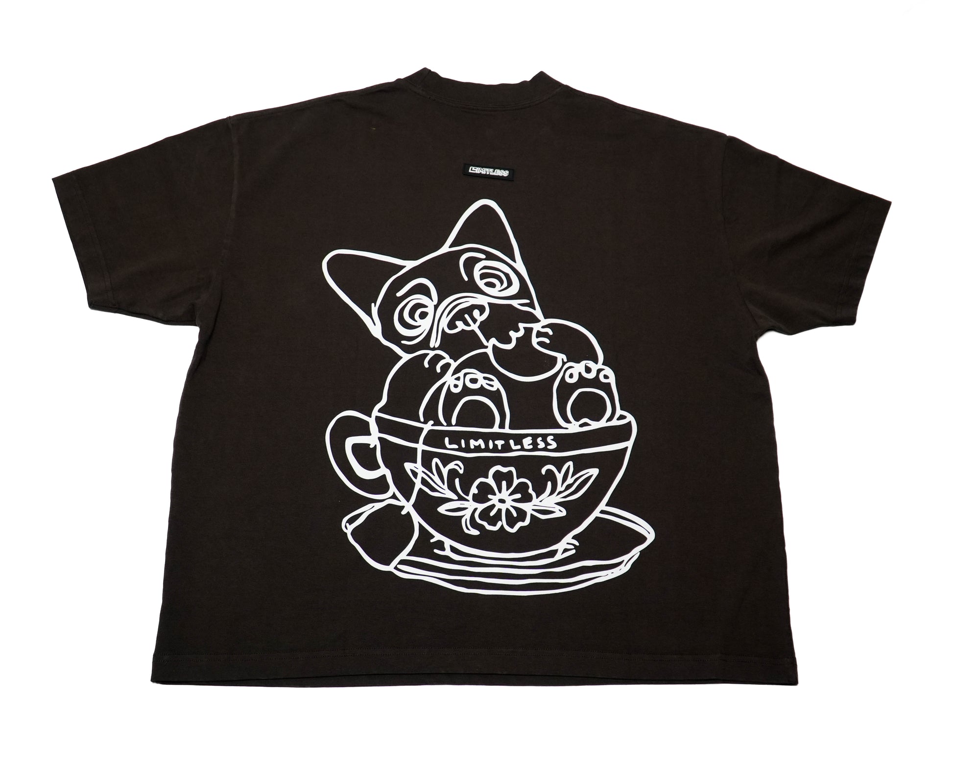 Polos Urbano Unisex Limitless Limitless T-Shirt Chocolate Dog Over