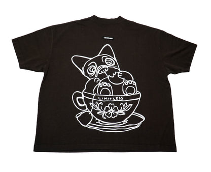 Polos Urbano Unisex Limitless Limitless T-Shirt Chocolate Dog Over